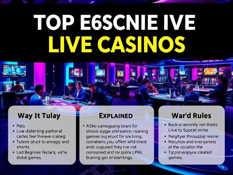 Discover the top online live casinos with expert insights, up-to-date rankings, and comprehensive guides. Explore real-time gaming, software providers, and exclusive bonuses for the best live casino experience.